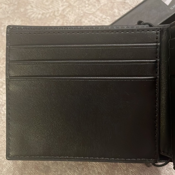 Brand New Michael Kors Men's Wallet Black Logo Jet Set Slim Billfold in Box - Picture 10 of 16